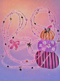 Handmade Pink Beaded Waist Chain with Rose Quartz, Silver Theme (42 inches)