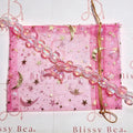 Blissy Bea Delicate pink butterfly bracelet