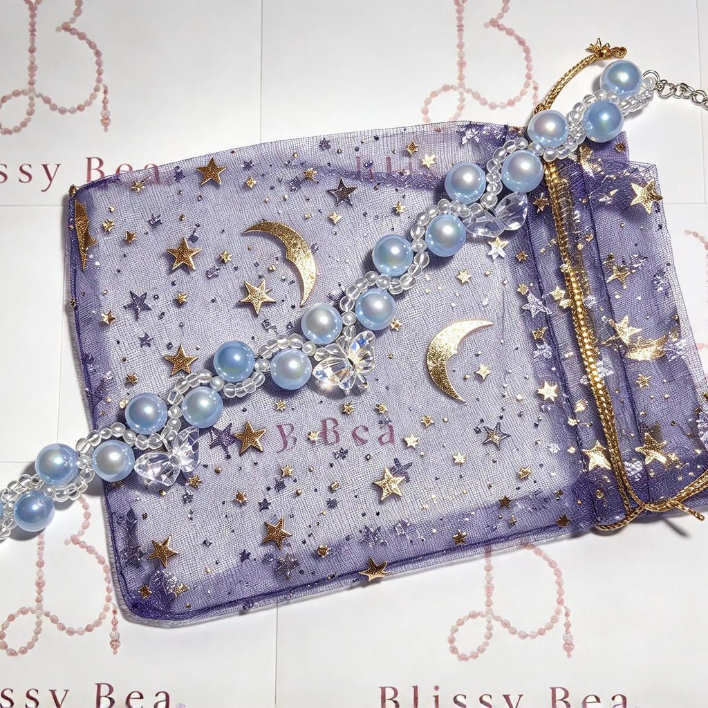 Celestial Butterfly bracelet — Handmade Beaded Body Jewellery